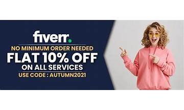 Fiverr – 10% Off for New Customers